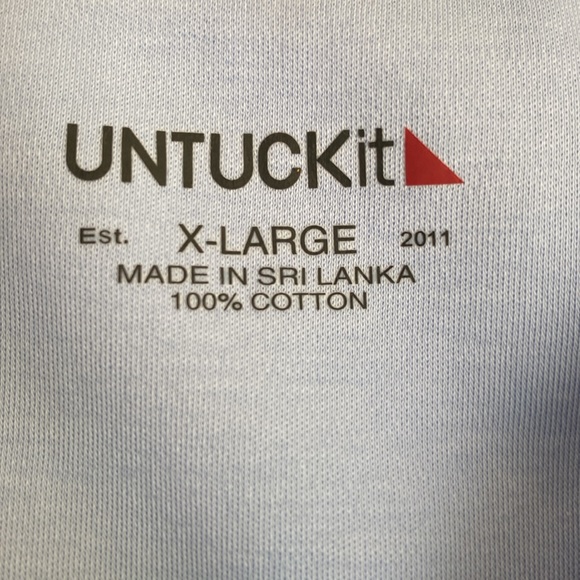 UNTUCKit Poloi in Indigo Blue NWOT - Picture 3 of 7